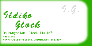 ildiko glock business card